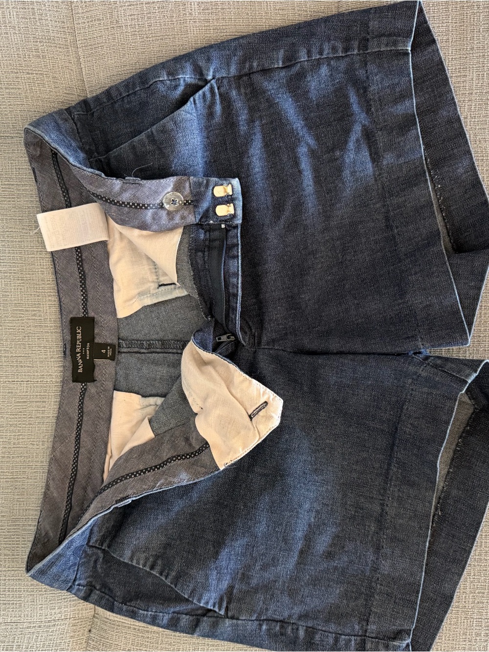 Banana Republic Women's Dark Indigo Denim Shorts